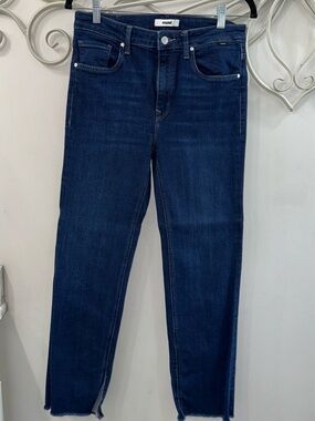Mavi Maria Slit Mid Jeans in Deep Brushed Organic Blue